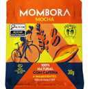 Gel de Carboidrato natural sabor mocha com cacau e café orgânico com cafeína da MOMBORA